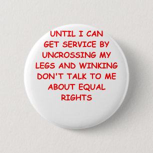 male rights 6 cm round badge