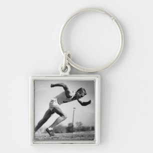 Male Runner Key Ring