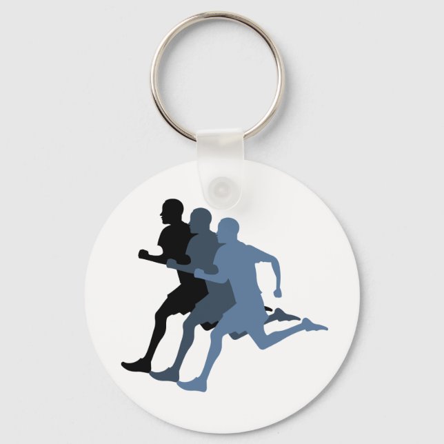 Male Runner Key Ring (Front)