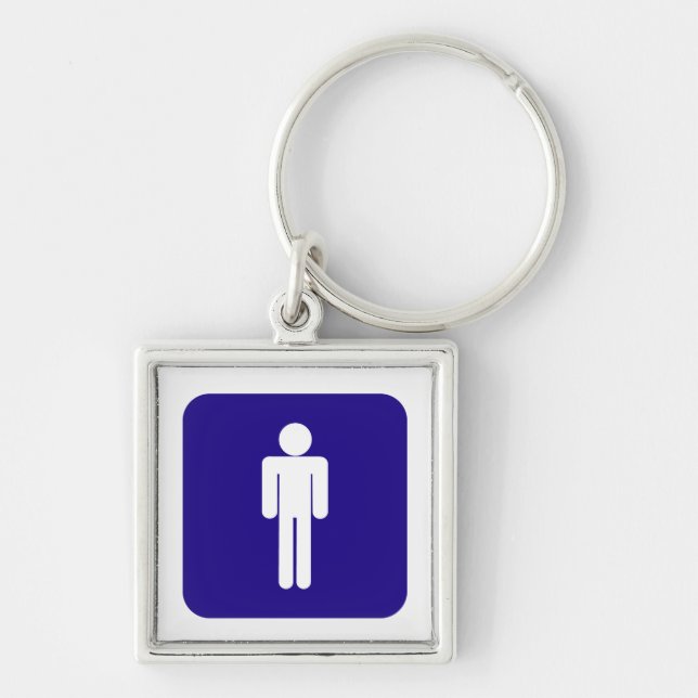 Male Sign Key Ring (Front)