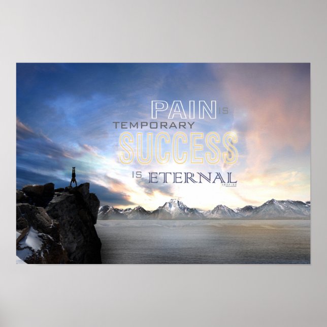 MALE Success is Eternal Poster (Front)