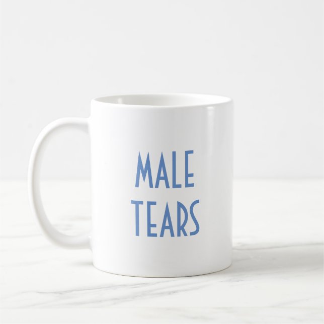 MALE TEARS COFFEE MUG (Left)