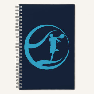 Male Tennis Player Notebook