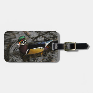 Male Wood Duck At Crystal Springs Rhododendron Luggage Tag