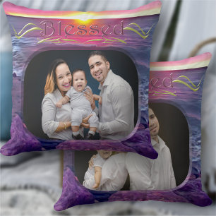 Malecon Sunset Family Blessed 0911 Cushion