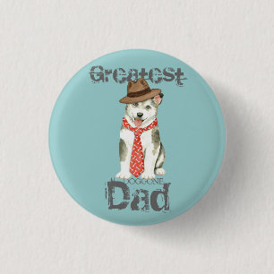 Malemute Dad 3 Cm Round Badge