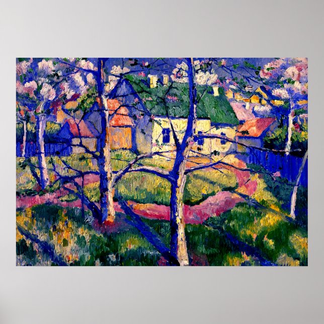 Malevich - Apple Trees in Blossom Poster (Front)
