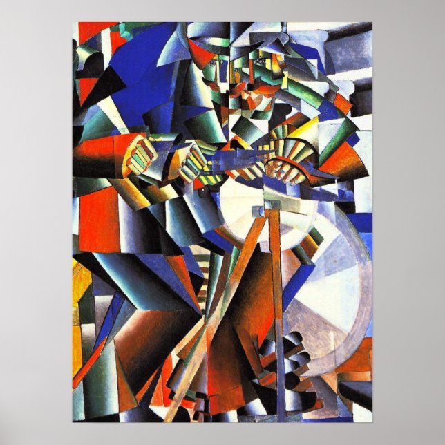 Malevich Kazimir The Knifegrinder Poster (Front)