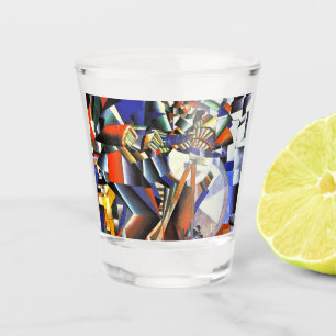 Malevich Kazimir The Knifegrinder Shot Glass