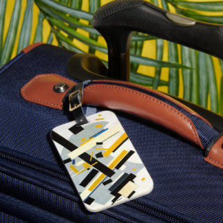 Malevich Print, Supremus No. 58, Luggage Tag