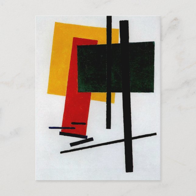 Malevich - Suprematism 1915 Postcard (Front)