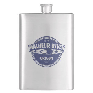 Malheur River Oregon Kayaking Hip Flask