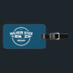 Malheur River Oregon Kayaking Luggage Tag<br><div class="desc">The Malheur River,  river rising in the Strawberry Mountain Wilderness on the southern slopes of the Blue Mountains in the Malheur National Forest,  Oregon,  U.S. It flows southeast,  north,  and northeast to join the Snake River at Ontario on the Idaho state line</div>
