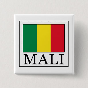 Mali 15 Cm Square Badge