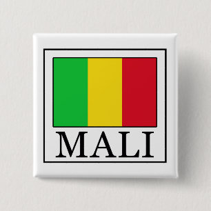 Mali 15 Cm Square Badge