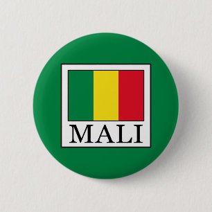 Mali 6 Cm Round Badge