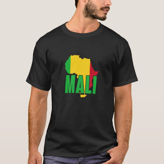 Mali African Pride and Heritage T-Shirt (Front)