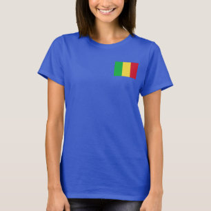 Mali Flag and Map dk T-Shirt