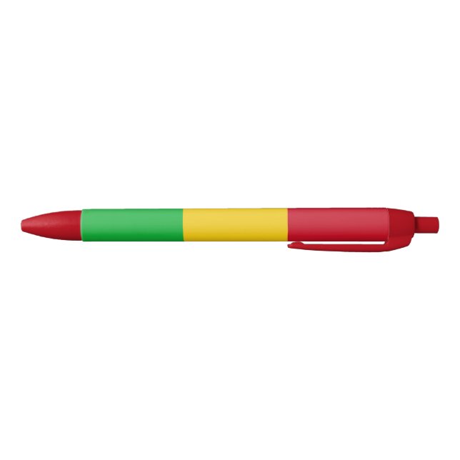 Mali Flag Black Ink Pen (Bottom)