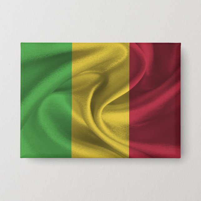 Mali Flag Button (Front)