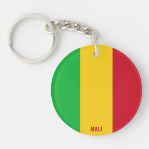 Mali Flag Charming Patriotic Key Ring