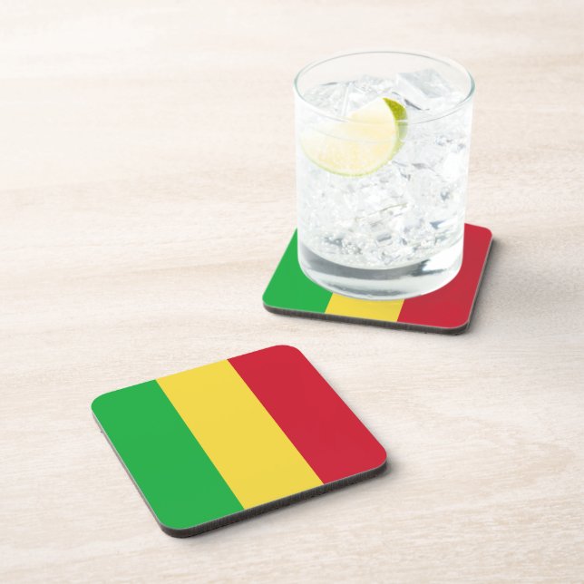 Mali Flag Coaster (Right Side)