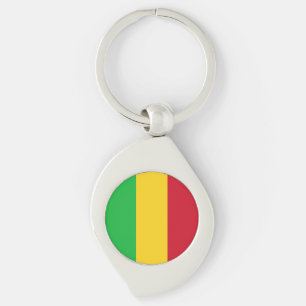 Mali Flag Key Ring