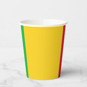 Mali Flag Paper Cups