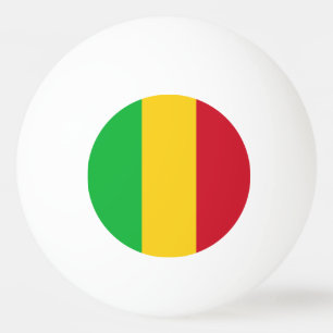 Mali Flag Ping Pong Ball