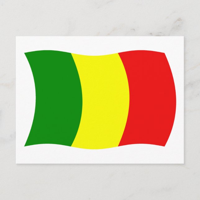 Mali Flag Postcard (Front)