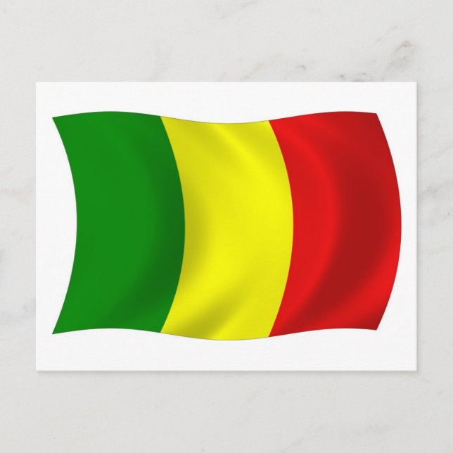 Mali Flag Postcard (Front)