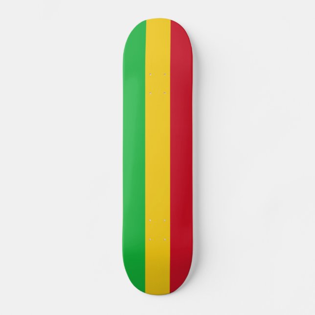 Mali Flag Skateboard (Front)