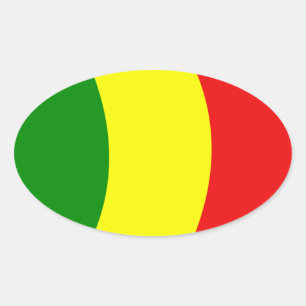 Mali Flag Sticker