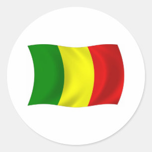 Mali Flag Sticker