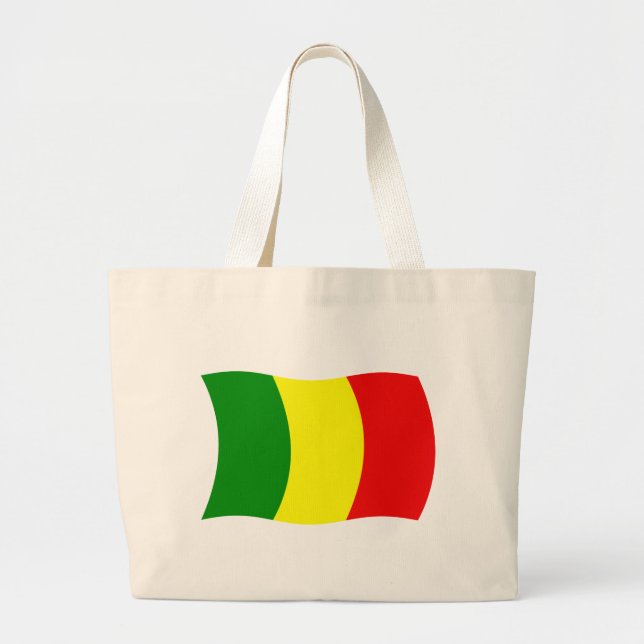 Mali Flag Tote Bag (Front)