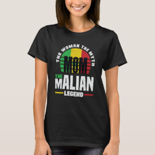 Mali Malian Mali Flag Mothers Day T-Shirt