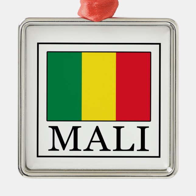 Mali Metal Tree Decoration (Front)