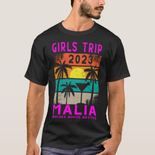 Malia Girls Trip 2023 Women Students Crete Greece T-Shirt