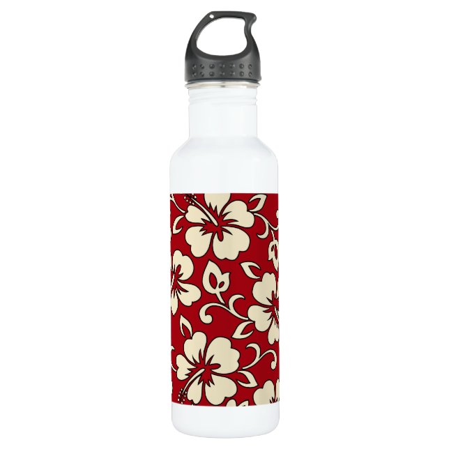 Malia Hibiscus Hawaiian 710 Ml Water Bottle (Front)