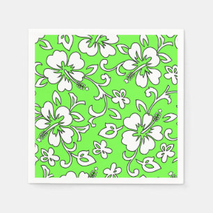 Malia Hibiscus Hawaiian Floral Napkin