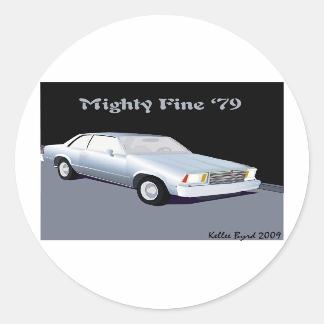 Malibu_2100x1800 Classic Round Sticker (Front)