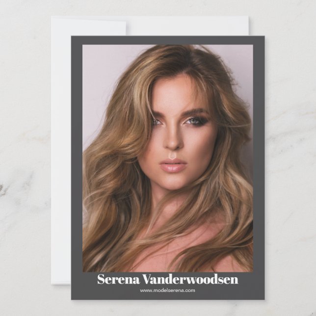 Malibu 5 Modelling Comp Card | Double Sided (Front)