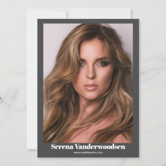 Malibu 5 Modelling Comp Card | Double Sided