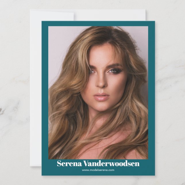 Malibu 5 Modelling Comp Card | Double Sided (Front)