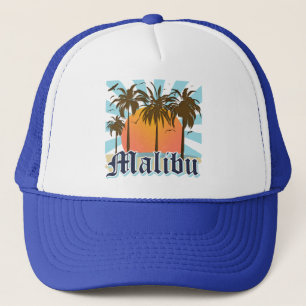 Malibu Beach California CA Trucker Hat