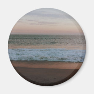 Malibu Beach Crashing Waves Magnet
