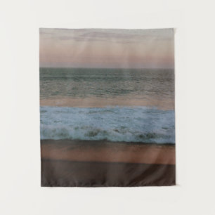 Malibu Beach Crashing Waves  Tapestry