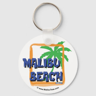 Malibu Beach Palm Tree Key Ring