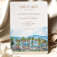 Malibu Beach Santa Barbara CA Save the Date