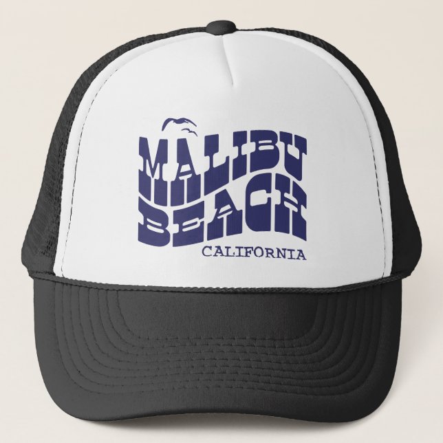 Malibu Beach Trucker Hat (Front)